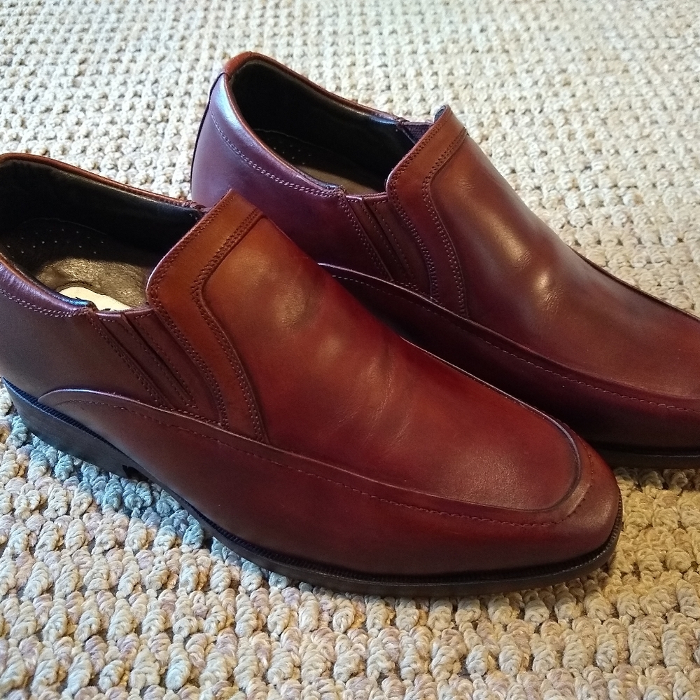 Don's Hand Made Leather Elevator Slip On Shoes